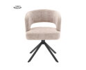 Eetkamerstoel Mura draaibaar Chenille - Beige