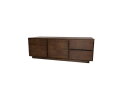 TV dressoir 150 met 2 deuren en 2 lades, Mango Dark Malt - Bloemfontein Collection