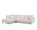 Hoekbank Elvano Links By-Olaf – Stof Loris Champagne – Luxe 3-zits met hoek links – 293 x 210 cm