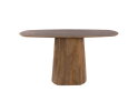 Eettafel Wave Centro D150 - Massief mango zand