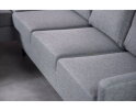 3 seater corner left, fabric Malmo 90, M311 grey