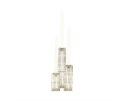 Candle holder WireWorks - silver | BY-BOO