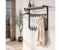 Kapstok Terra hoog roede-hoedenplank - Melamine travertine
