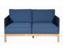 KOLBE 2 SEATER SOFA (000314)  -  STEEL NAVY BLUE