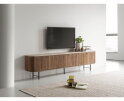 TV stand Lagoon large, 6 doors,55x220x35 cm, teakwood + mortex