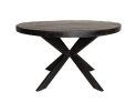 Eetkamertafel Denver Black | Rond | 110 cm