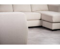 5 seater corner CL L+R, fabric Troy 9129, T460 beige