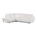3 seater corner left, fabric Abriamo 4, A920 natural