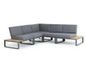 ALBUFEIRA MODULAR LOUNGE CORNER SET  -  ALU ANTHRACITE