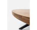 Ronde mango eettafel naturel 'Spider' 100 cm (diameter)