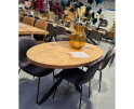 Eettafel Sophie HPL mangohout ovaal 160x90 cm - Naturel