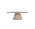 Eettafel Mello ovaal Beton 220x110 cm - Beige