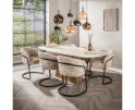 Hanglamp 4+3L Cluster - Sienna brown