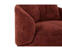 SEVN Lieke fauteuil draaibaar - Rond en compact - Rhapsody 10 Burnt Brick - 93x90x79 cm