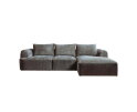 Canterbury 2 5-AL + Chaise R - Mona 464 Cement Grey