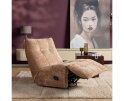 Relaxfauteuil Chill - Draaibaar & Verstelbaar - Cremona stof - Cinnamon - 78&times;97&times;90 cm - Starfurn