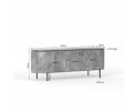 Tv meubel Solana | 165 cm | Taupe