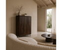 Opbergkast Noor Mangohout 2 deurs - walnut | Livingfurn