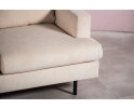 By-Olaf Hoekbank Caspian met Chaise Longue - hoek links/rechts - Ribstof fjord Beige – 218x152 cm
