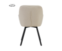 Tower Living eetkamerstoel Borgo met armleuning draaibaar - Bjorn 24 Beige