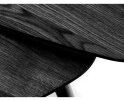 Salontafel Adda set van 2 driehoekig Eiken - Zwart | Meubelplaats
