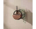 Wandschap Circular 1L &Oslash;30 - Massief acacia bruin