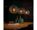 Hanglamp Armor 3 lampen Halfrond