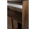 Barkast 160 met 2 schuifdeuren en 3 lades, Mango Brown Walnut - Vrystaat Collection