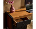 Bureau Britt 145 cm mango metaal - zwart | Meubelplaats