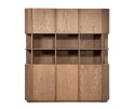 Kabinet Oslo 203x42cm - bruin | Eleonora