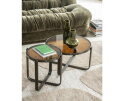 Coffee table Groovy 63x63cm - bruin | BY-BOO