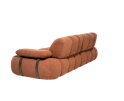 SEVN Hel&egrave;ne 2-zitsbank Rhapsody Burnt Brick - 252x107 cm- Zelf samen te stellen