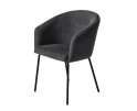 EASTON CHAIR DARK GREY FABRIC