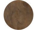 Karl salontafel &Oslash;80, H45, Brown Walnut - Couture Collection