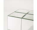Side table Flectron 30x30cm - chrome | BY-BOO