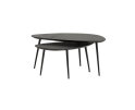 Salontafel set Flare - Zwart | Mangohout