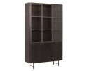 Showcase Maroon, 2x3 doors,210x130x40 cm, mahogany
