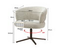 Eetkamerstoel Blake Beige - 69x65x81 cm