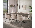 Eettafel 215 Bronvik deens ovaal - Bronze liquid metal