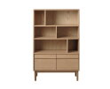 Boekenkast Ponza eiken 140 cm