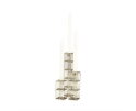 Candle holder WireWorks - silver | BY-BOO