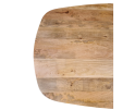 Eettafel Nevada Deens ovaal mangohout 160x90 cm - Naturel