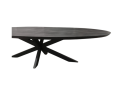 Eettafel Brandy Black | 160 cm | Ovaal