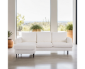 3 seater sofa CL L+R, fabric Abriamo, A920 natural