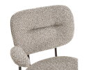 Stoel Tibbe met arml - taupe | Eleonora