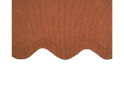 by fonQ Scallop Vloerkleed - Wine Red - Organisch - 120 x 170 cm