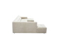 MySofa Ruby U-bank Beige Ottomane L + 2,5 + Lounge R