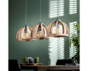 Hanglamp Cage &Oslash;30 cm 3 lampen mangohout - naturel
