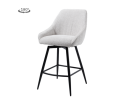 Trino Barstoel - fabric Trenza 04 white (draaibaar)