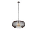 Hanglamp Copper twist &Oslash;70 cm - Zwart nikkel